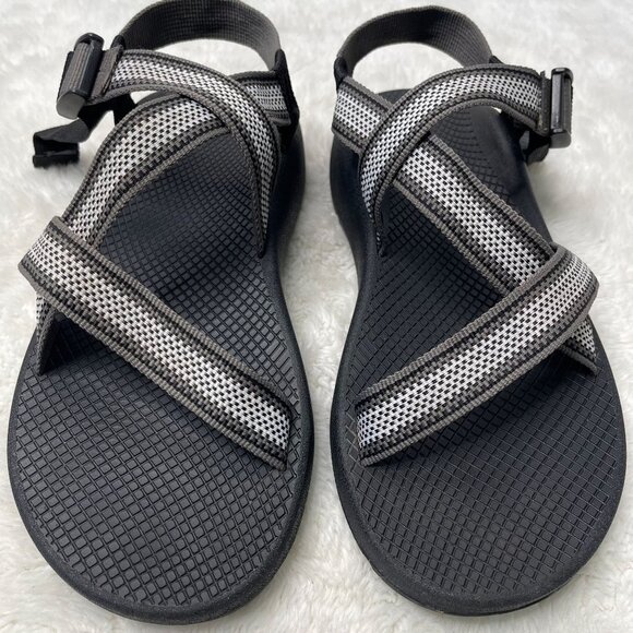 Chaco Men's Black Grey Z1 Classic Sandal Shoes Size 11 - Picture 2 of 11